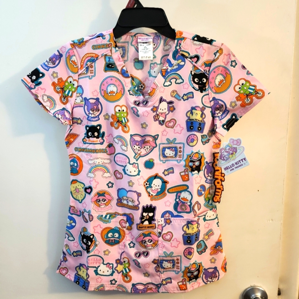 Hello Kitty and Friends Tooniforms scrub top
